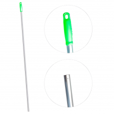 Ручка для держателей мопов 140см, d=23,5мм, анодированный алюминий, зеленый