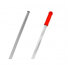 Ручка для держателей мопов 140см, d=23,5мм, анодированный алюминий, красный