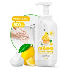Жидкое мыло  "Milana мыло-пенка" Лимонный пирог (флакон 500мл)