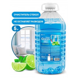 Чистящее средство "Clean Glass" голубая лагуна (канистра ПЭТ 5кг)