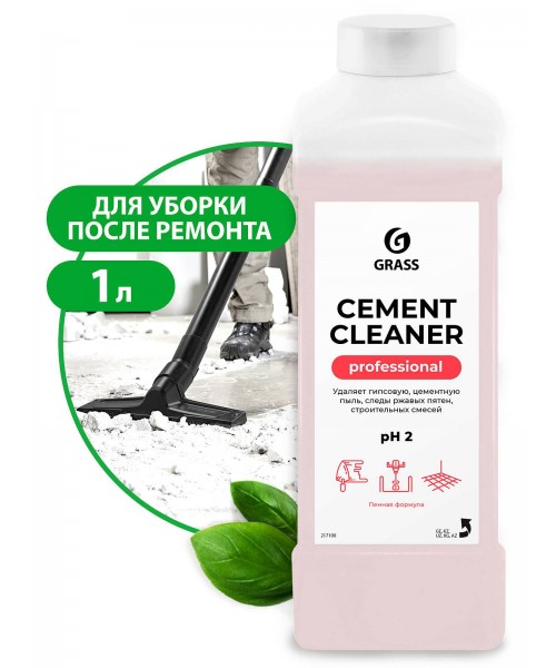 Очиститель после ремонта (пенное) "Cement Cleaner" (канистра 1л)