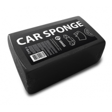 Губка автомобильная прямоугольная черная GRASS 190х110х55мм (инд упок) Car Sponge