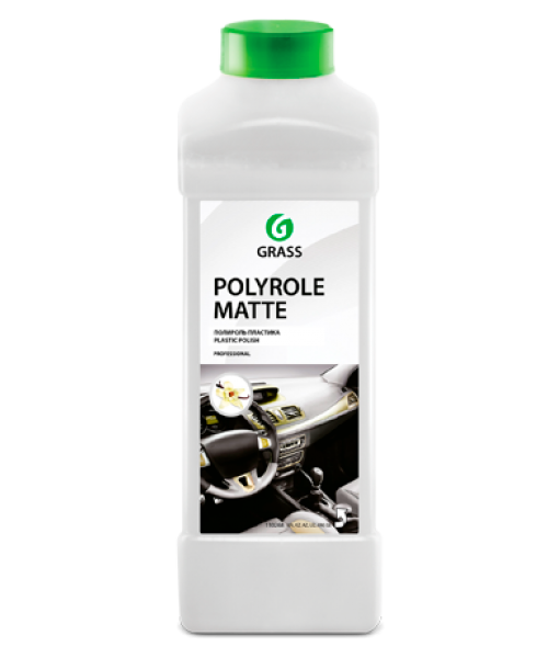 Полироль - очиститель пластика (матовый блеск)  "Polyrole Matte VANILLA " (канистра 1 л)